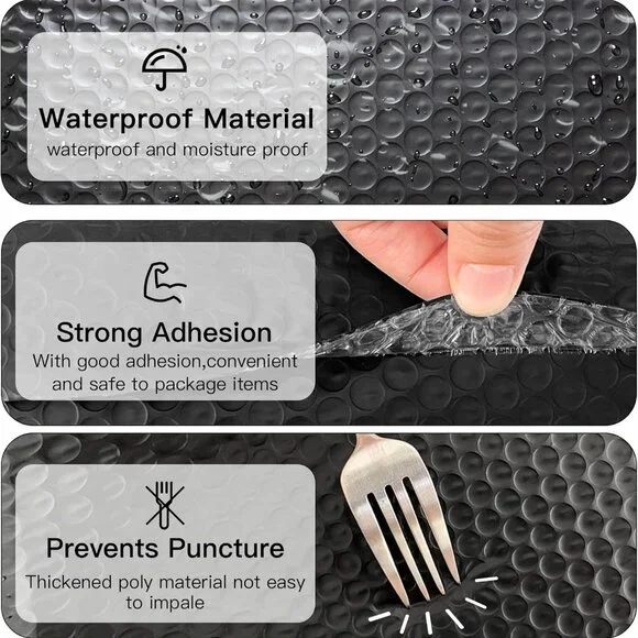 40Pcs Bubble Poly Mailers Bags 8.5 X 11 Strong Adhesion Self Sealing Padded - Picture 6 of 6